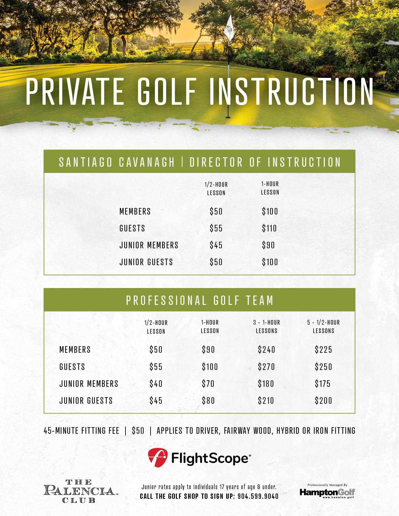 PAL Private Golf Instruction March 2024 EMAIL
